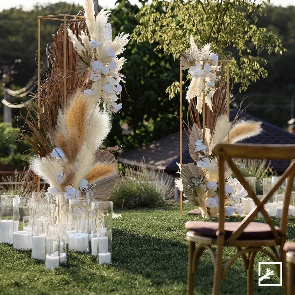 10 pcs Artificial Pampas Grass Decor Flowers