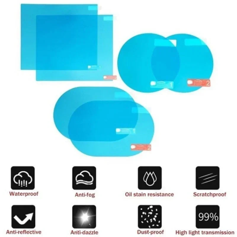 Anti Fog and Glare side mirror Car Sticker