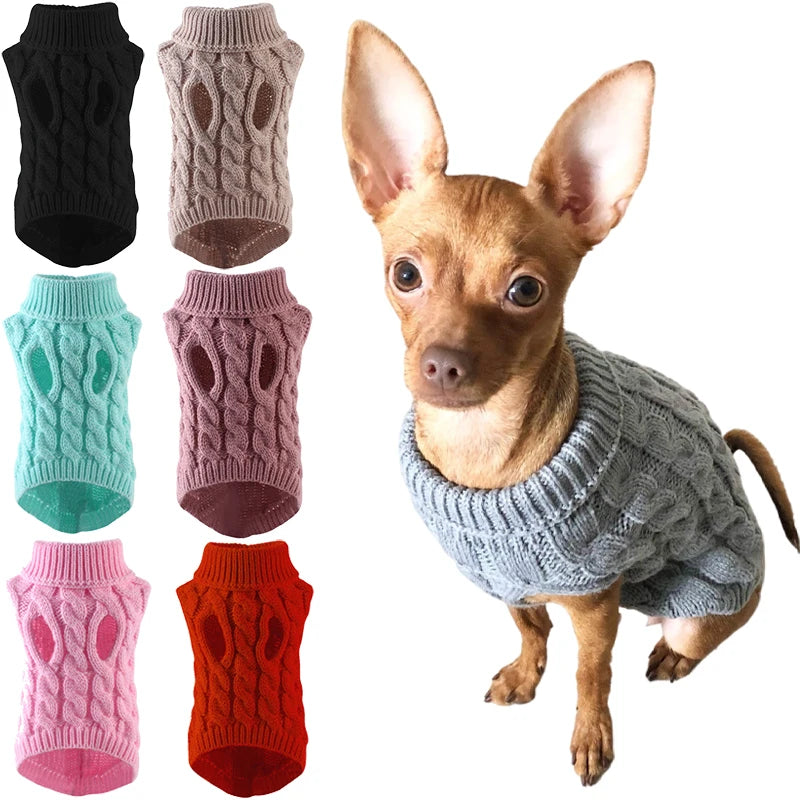 Sweaters for Small Medium Dogs& Cats Clothes