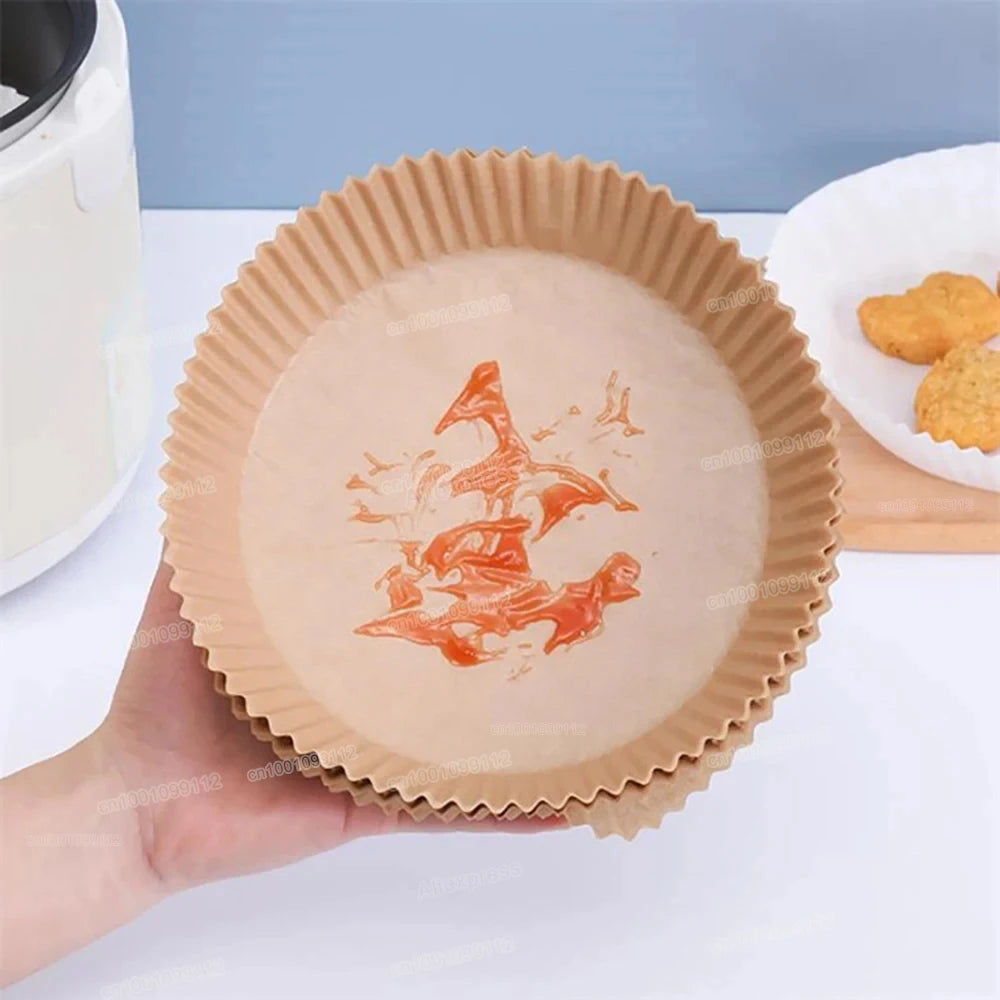 50/100Pcs Non-Stick Airfryer Baking Papers