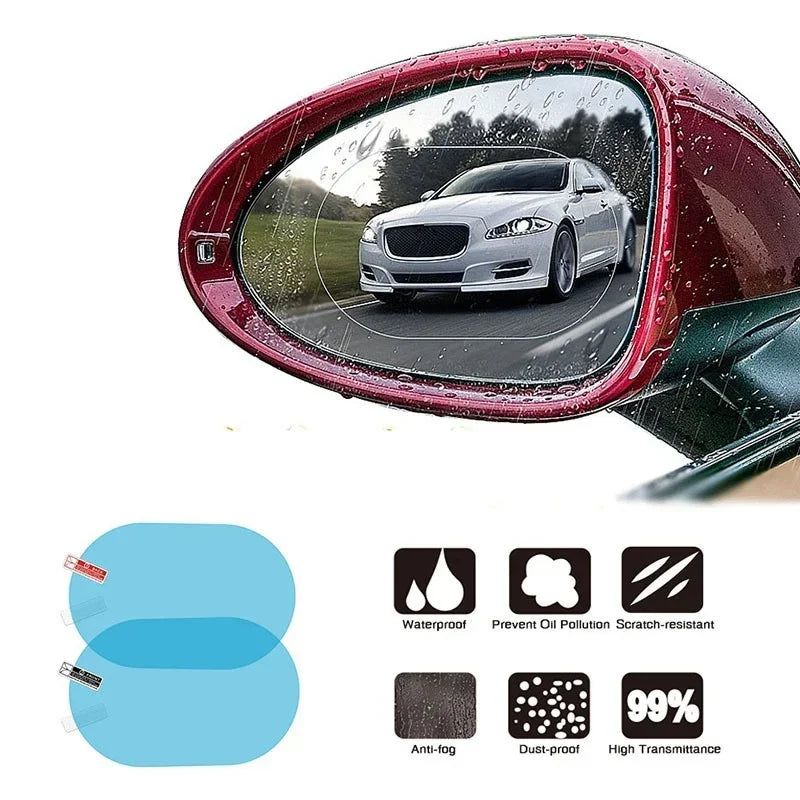Anti Fog and Glare side mirror Car Sticker