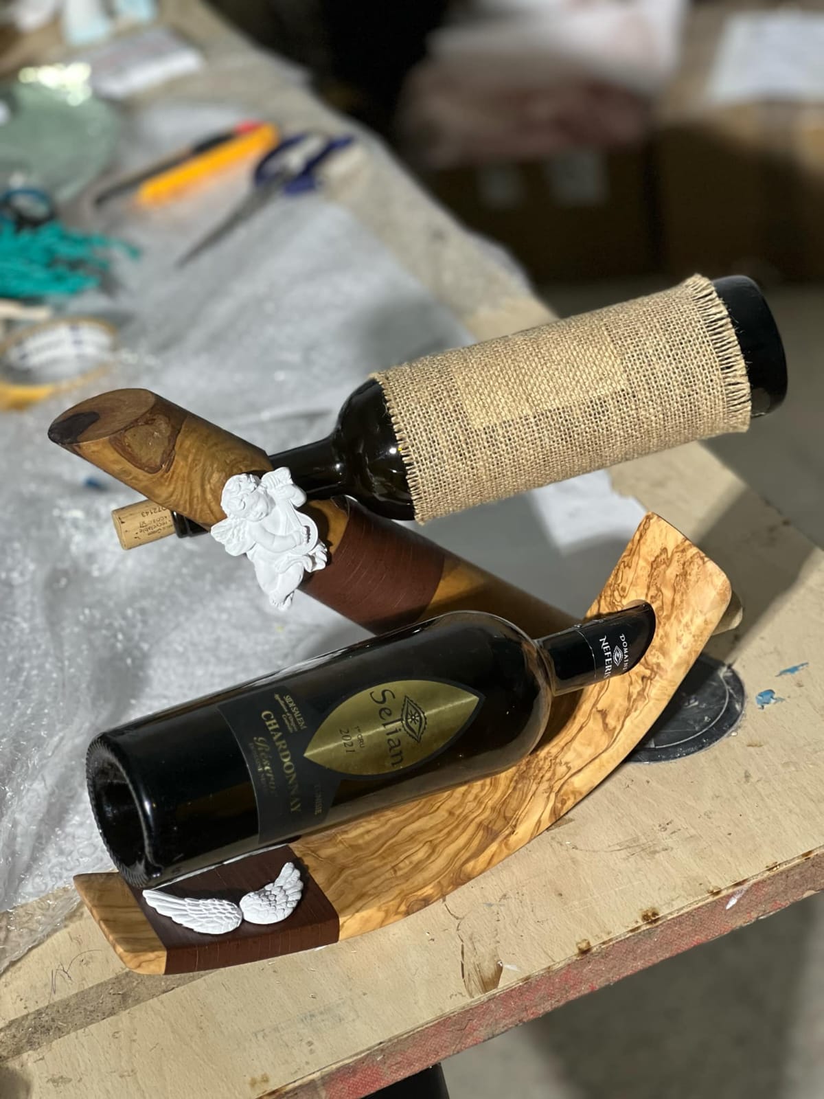 KARMA Wooden Bottle Holder