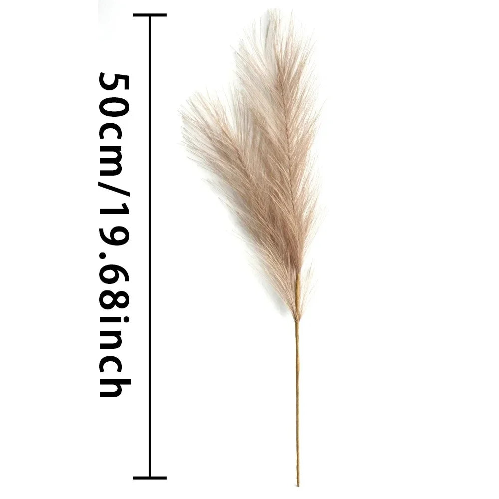 10 pcs Artificial Pampas Grass Decor Flowers
