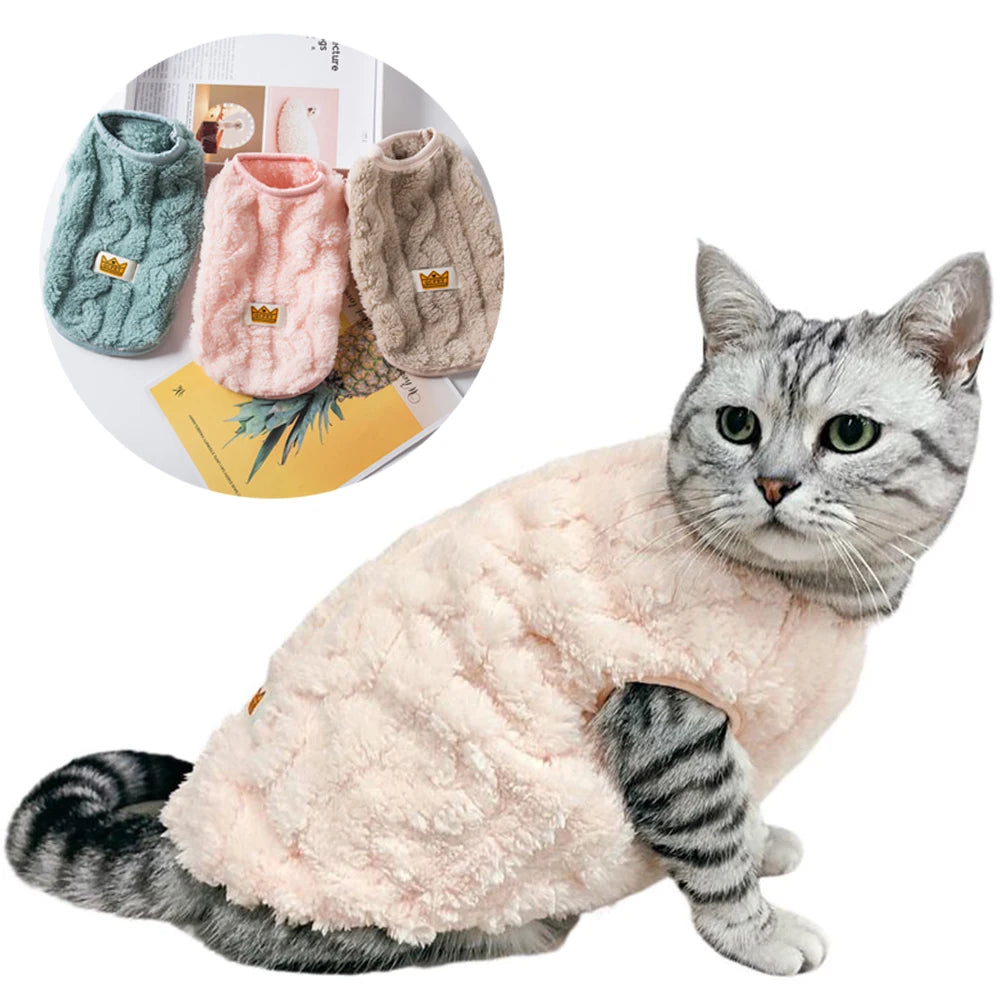 Soft Cozy Cat Fleece Sweatshirt