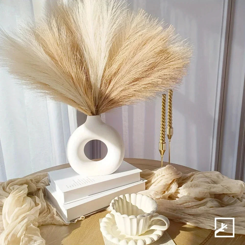 10 pcs Artificial Pampas Grass Decor Flowers