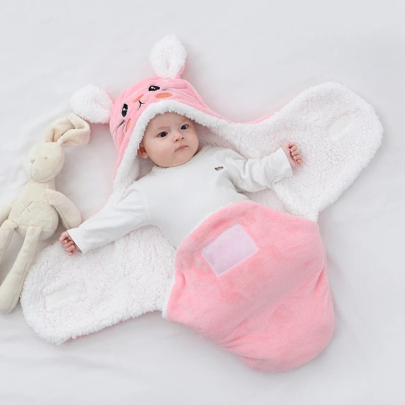 Soft Baby Sleeping Blankets 0-9 Months