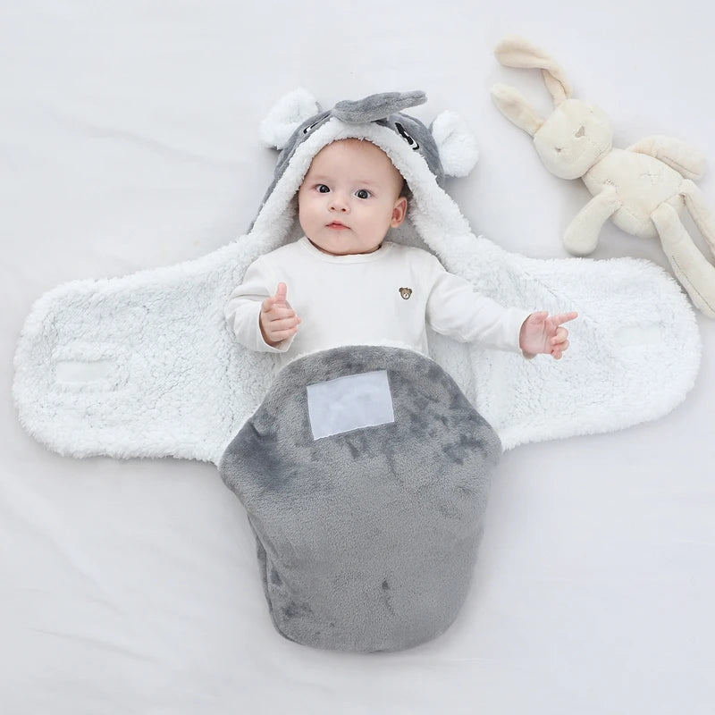 Soft Baby Sleeping Blankets 0-9 Months