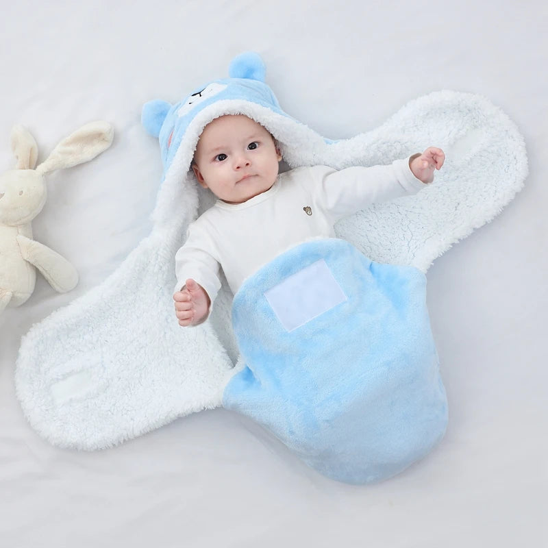 Soft Baby Sleeping Blankets 0-9 Months