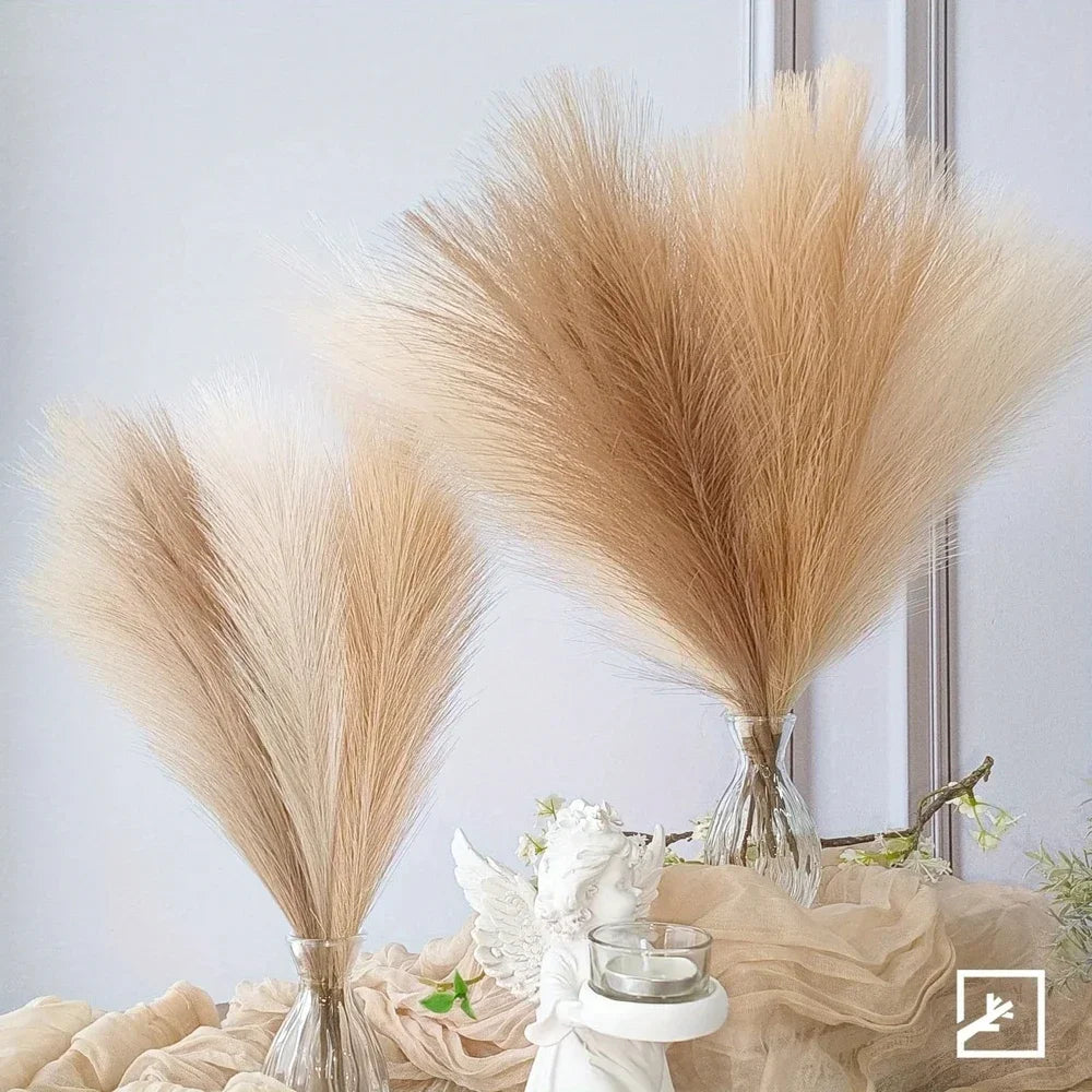 10 pcs Artificial Pampas Grass Decor Flowers